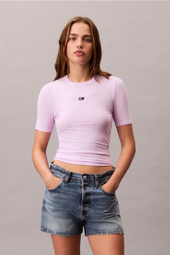 MODAL RIB TEE LV044C901G XEF LAVENDER BLUSH